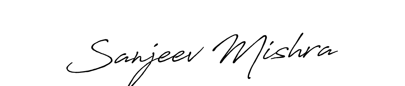 It looks lik you need a new signature style for name Sanjeev Mishra. Design unique handwritten (Antro_Vectra_Bolder) signature with our free signature maker in just a few clicks. Sanjeev Mishra signature style 7 images and pictures png