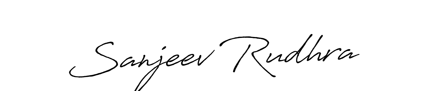 You should practise on your own different ways (Antro_Vectra_Bolder) to write your name (Sanjeev Rudhra) in signature. don't let someone else do it for you. Sanjeev Rudhra signature style 7 images and pictures png