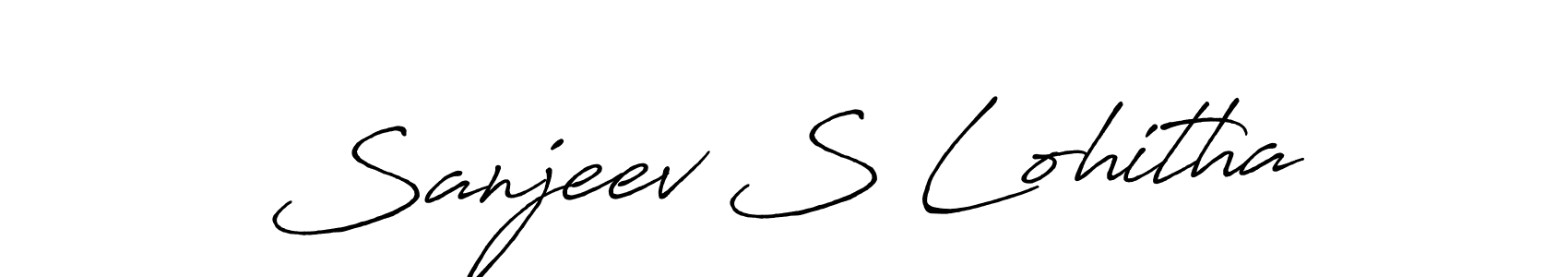 Make a short Sanjeev S Lohitha signature style. Manage your documents anywhere anytime using Antro_Vectra_Bolder. Create and add eSignatures, submit forms, share and send files easily. Sanjeev S Lohitha signature style 7 images and pictures png