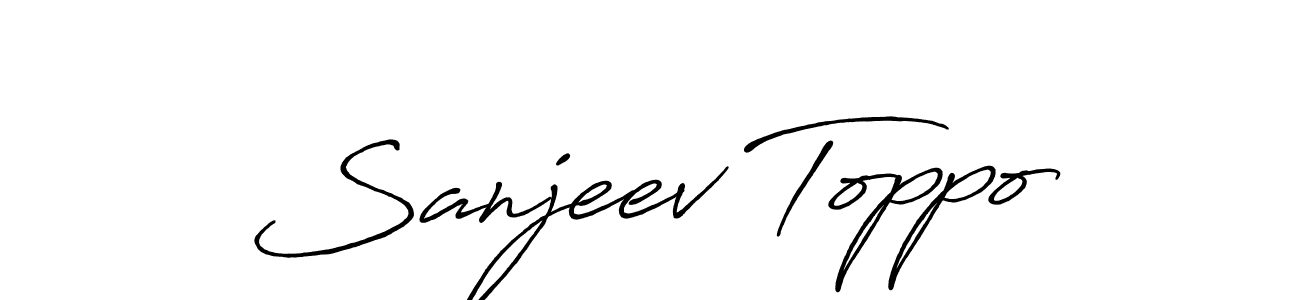 Once you've used our free online signature maker to create your best signature Antro_Vectra_Bolder style, it's time to enjoy all of the benefits that Sanjeev Toppo name signing documents. Sanjeev Toppo signature style 7 images and pictures png
