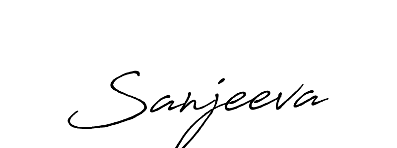 Design your own signature with our free online signature maker. With this signature software, you can create a handwritten (Antro_Vectra_Bolder) signature for name Sanjeeva. Sanjeeva signature style 7 images and pictures png