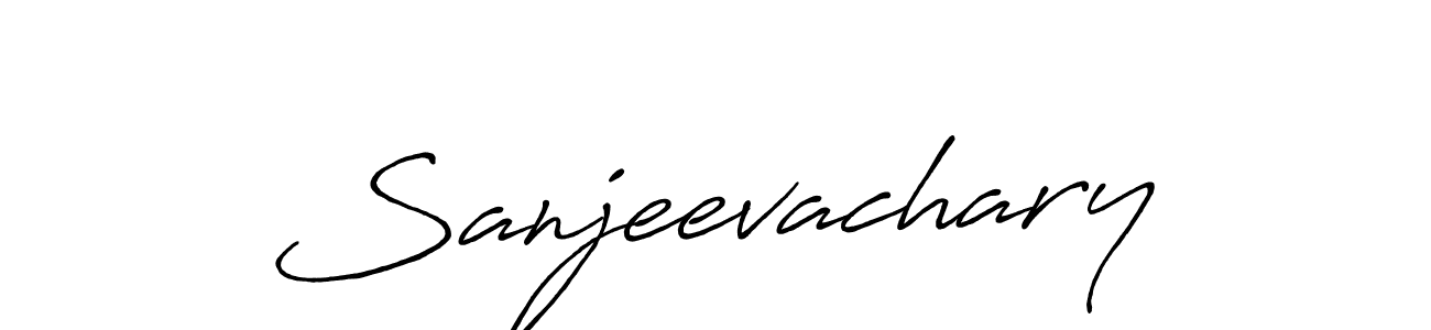 Antro_Vectra_Bolder is a professional signature style that is perfect for those who want to add a touch of class to their signature. It is also a great choice for those who want to make their signature more unique. Get Sanjeevachary name to fancy signature for free. Sanjeevachary signature style 7 images and pictures png