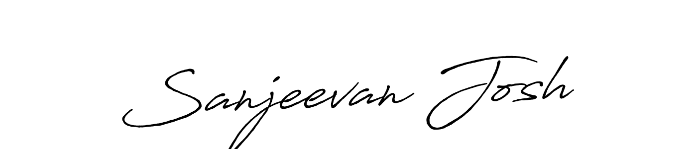 Sanjeevan Josh stylish signature style. Best Handwritten Sign (Antro_Vectra_Bolder) for my name. Handwritten Signature Collection Ideas for my name Sanjeevan Josh. Sanjeevan Josh signature style 7 images and pictures png
