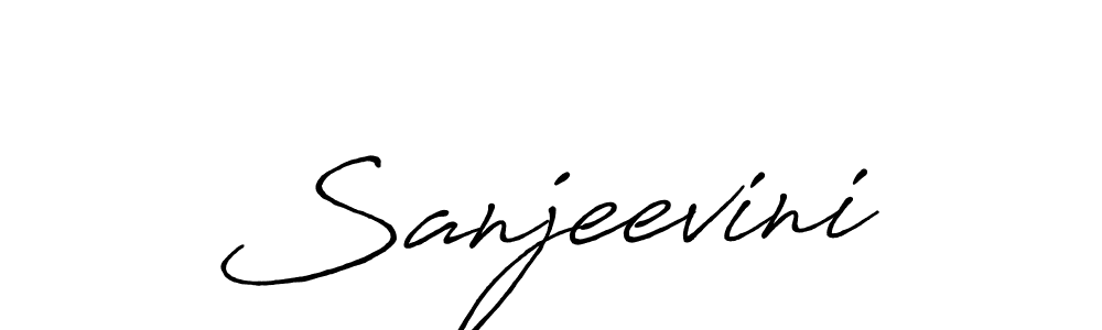 Create a beautiful signature design for name Sanjeevini. With this signature (Antro_Vectra_Bolder) fonts, you can make a handwritten signature for free. Sanjeevini signature style 7 images and pictures png