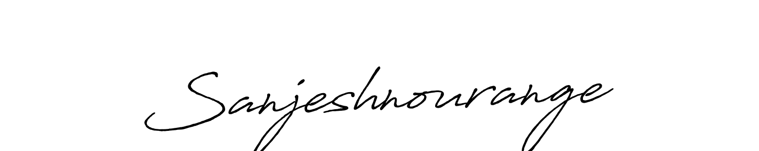 How to make Sanjeshnourange signature? Antro_Vectra_Bolder is a professional autograph style. Create handwritten signature for Sanjeshnourange name. Sanjeshnourange signature style 7 images and pictures png