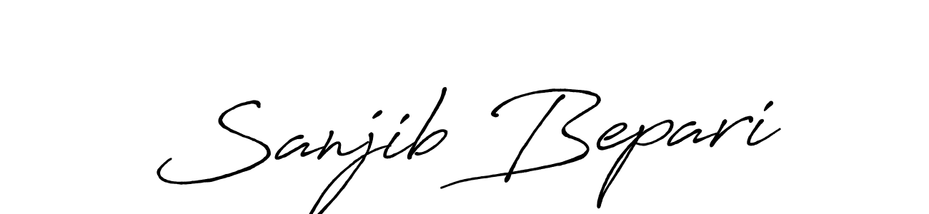 It looks lik you need a new signature style for name Sanjib Bepari. Design unique handwritten (Antro_Vectra_Bolder) signature with our free signature maker in just a few clicks. Sanjib Bepari signature style 7 images and pictures png