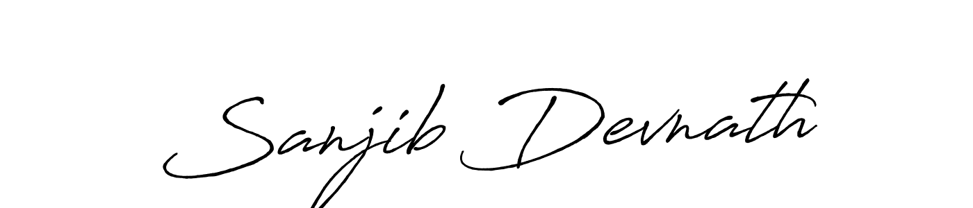 Similarly Antro_Vectra_Bolder is the best handwritten signature design. Signature creator online .You can use it as an online autograph creator for name Sanjib Devnath. Sanjib Devnath signature style 7 images and pictures png