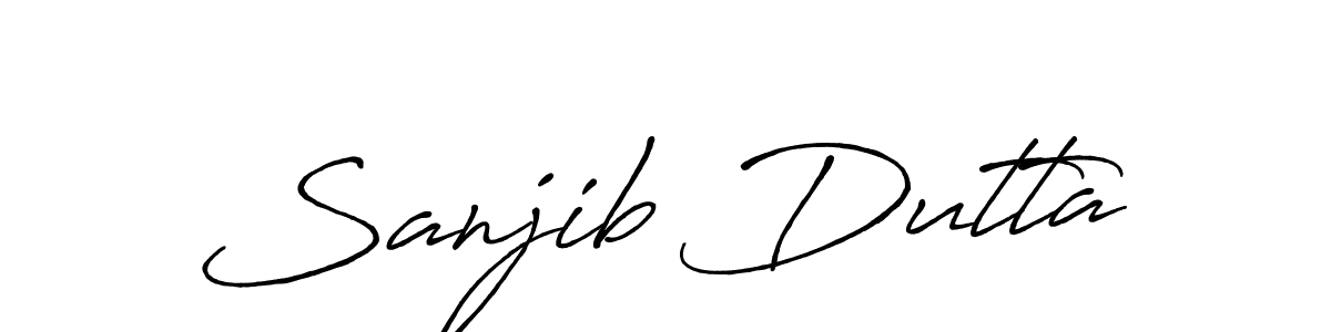 How to Draw Sanjib Dutta signature style? Antro_Vectra_Bolder is a latest design signature styles for name Sanjib Dutta. Sanjib Dutta signature style 7 images and pictures png
