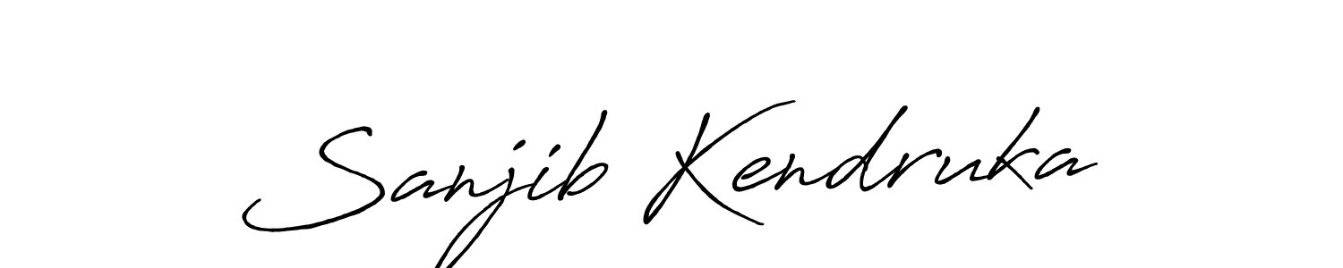 It looks lik you need a new signature style for name Sanjib Kendruka. Design unique handwritten (Antro_Vectra_Bolder) signature with our free signature maker in just a few clicks. Sanjib Kendruka signature style 7 images and pictures png