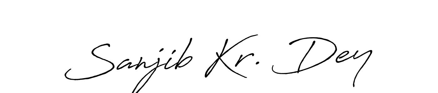Make a beautiful signature design for name Sanjib Kr. Dey. Use this online signature maker to create a handwritten signature for free. Sanjib Kr. Dey signature style 7 images and pictures png