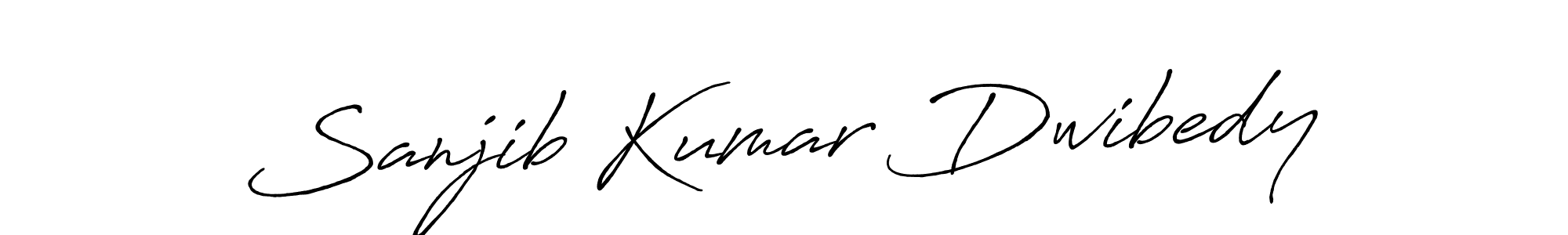 How to make Sanjib Kumar Dwibedy signature? Antro_Vectra_Bolder is a professional autograph style. Create handwritten signature for Sanjib Kumar Dwibedy name. Sanjib Kumar Dwibedy signature style 7 images and pictures png