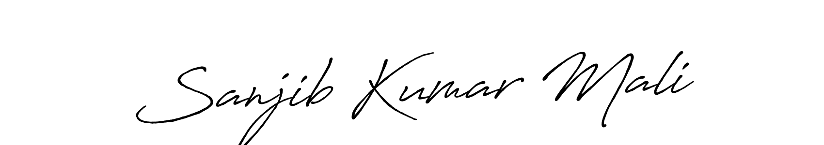 Make a beautiful signature design for name Sanjib Kumar Mali. Use this online signature maker to create a handwritten signature for free. Sanjib Kumar Mali signature style 7 images and pictures png
