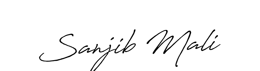 This is the best signature style for the Sanjib Mali name. Also you like these signature font (Antro_Vectra_Bolder). Mix name signature. Sanjib Mali signature style 7 images and pictures png