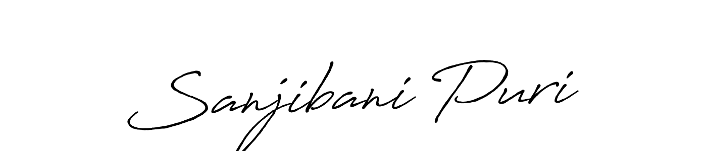 The best way (Antro_Vectra_Bolder) to make a short signature is to pick only two or three words in your name. The name Sanjibani Puri include a total of six letters. For converting this name. Sanjibani Puri signature style 7 images and pictures png