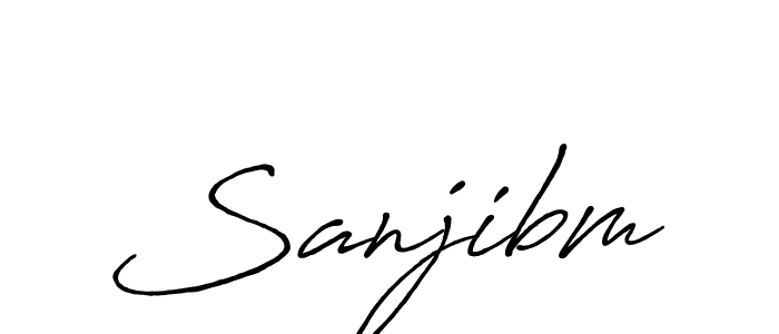 Make a short Sanjibm signature style. Manage your documents anywhere anytime using Antro_Vectra_Bolder. Create and add eSignatures, submit forms, share and send files easily. Sanjibm signature style 7 images and pictures png