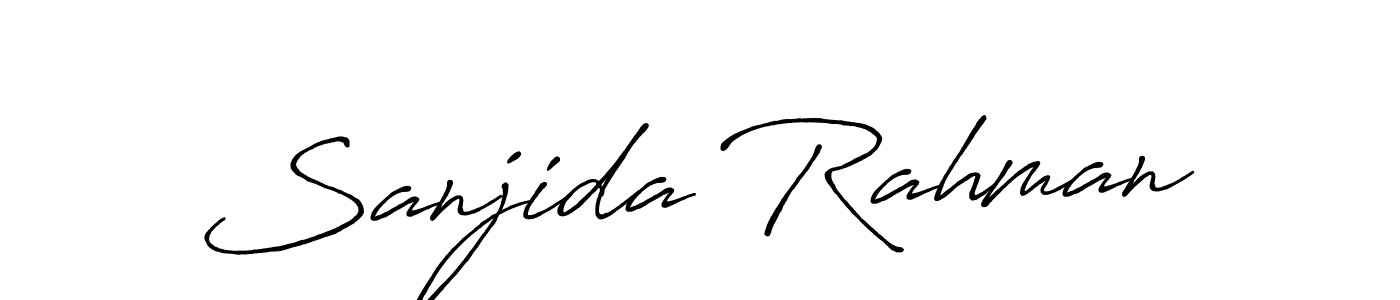 if you are searching for the best signature style for your name Sanjida Rahman. so please give up your signature search. here we have designed multiple signature styles  using Antro_Vectra_Bolder. Sanjida Rahman signature style 7 images and pictures png