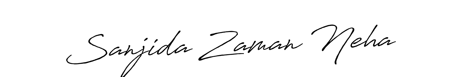 if you are searching for the best signature style for your name Sanjida Zaman Neha. so please give up your signature search. here we have designed multiple signature styles  using Antro_Vectra_Bolder. Sanjida Zaman Neha signature style 7 images and pictures png