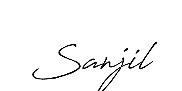Here are the top 10 professional signature styles for the name Sanjil. These are the best autograph styles you can use for your name. Sanjil signature style 7 images and pictures png