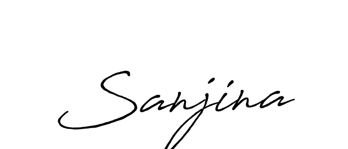 Best and Professional Signature Style for Sanjina. Antro_Vectra_Bolder Best Signature Style Collection. Sanjina signature style 7 images and pictures png