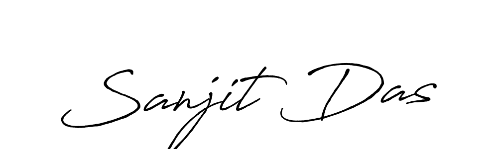 This is the best signature style for the Sanjit Das name. Also you like these signature font (Antro_Vectra_Bolder). Mix name signature. Sanjit Das signature style 7 images and pictures png