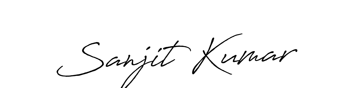 How to Draw Sanjit Kumar signature style? Antro_Vectra_Bolder is a latest design signature styles for name Sanjit Kumar. Sanjit Kumar signature style 7 images and pictures png