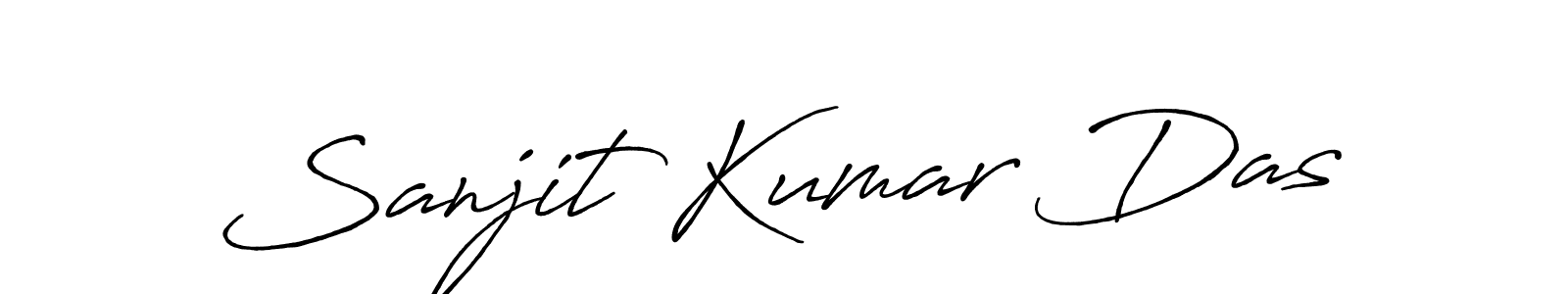 Use a signature maker to create a handwritten signature online. With this signature software, you can design (Antro_Vectra_Bolder) your own signature for name Sanjit Kumar Das. Sanjit Kumar Das signature style 7 images and pictures png