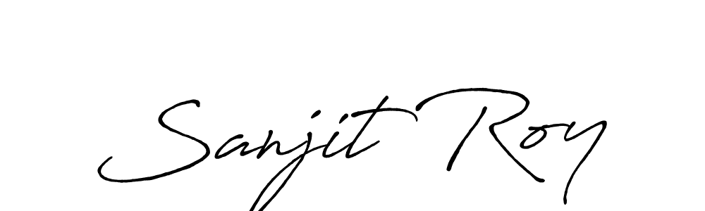 Make a beautiful signature design for name Sanjit Roy. Use this online signature maker to create a handwritten signature for free. Sanjit Roy signature style 7 images and pictures png