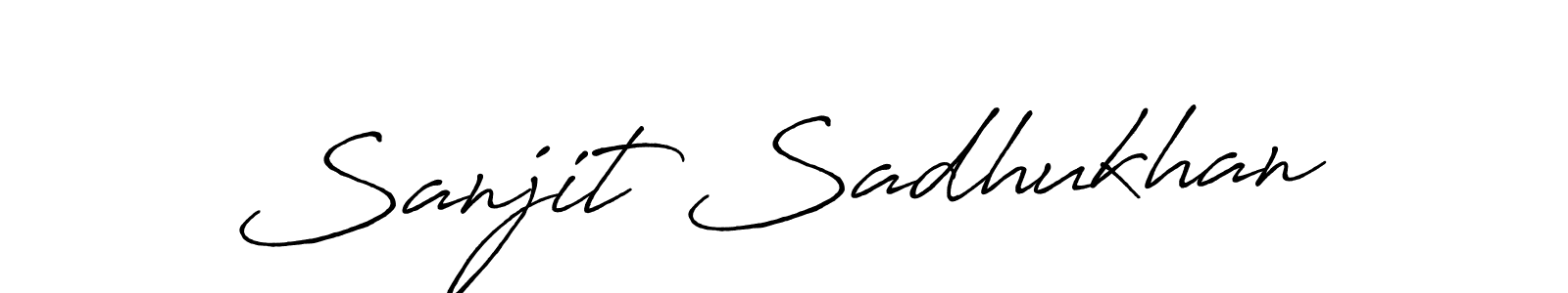 if you are searching for the best signature style for your name Sanjit Sadhukhan. so please give up your signature search. here we have designed multiple signature styles  using Antro_Vectra_Bolder. Sanjit Sadhukhan signature style 7 images and pictures png