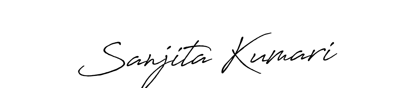 This is the best signature style for the Sanjita Kumari name. Also you like these signature font (Antro_Vectra_Bolder). Mix name signature. Sanjita Kumari signature style 7 images and pictures png