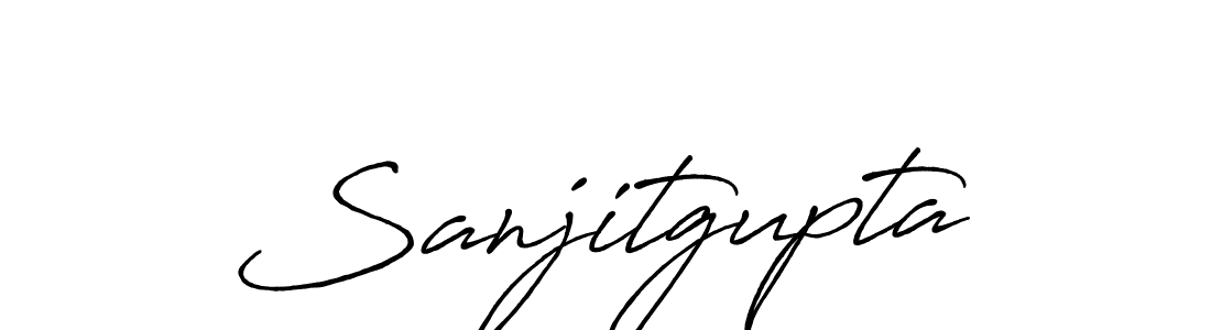 Make a short Sanjitgupta signature style. Manage your documents anywhere anytime using Antro_Vectra_Bolder. Create and add eSignatures, submit forms, share and send files easily. Sanjitgupta signature style 7 images and pictures png