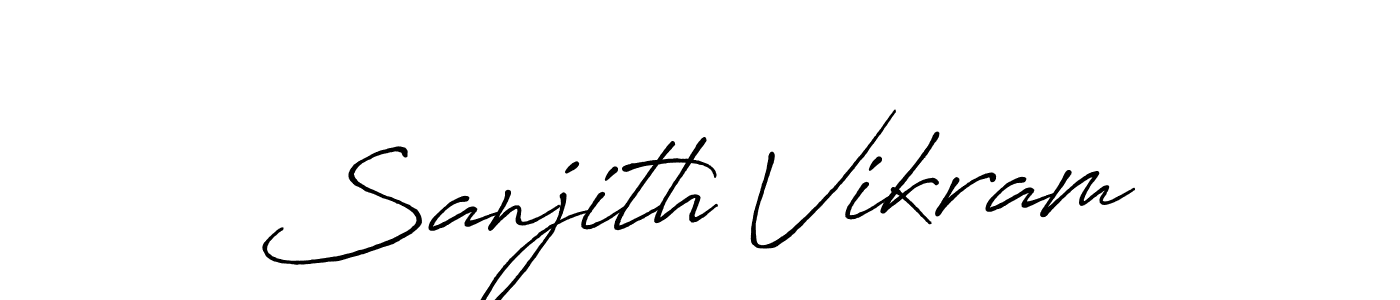 It looks lik you need a new signature style for name Sanjith Vikram. Design unique handwritten (Antro_Vectra_Bolder) signature with our free signature maker in just a few clicks. Sanjith Vikram signature style 7 images and pictures png