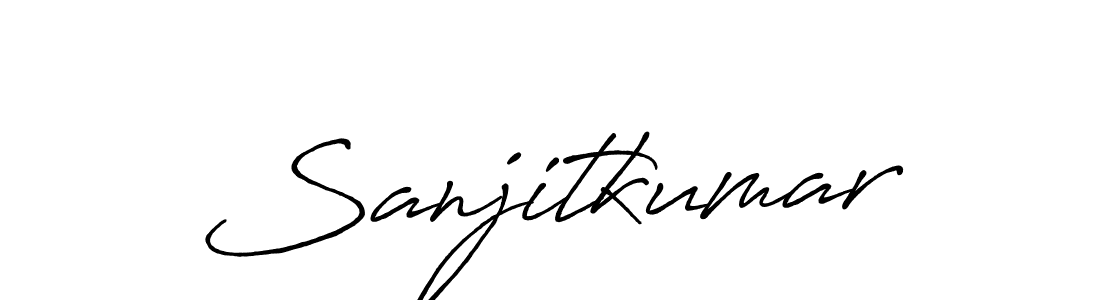 Also You can easily find your signature by using the search form. We will create Sanjitkumar name handwritten signature images for you free of cost using Antro_Vectra_Bolder sign style. Sanjitkumar signature style 7 images and pictures png