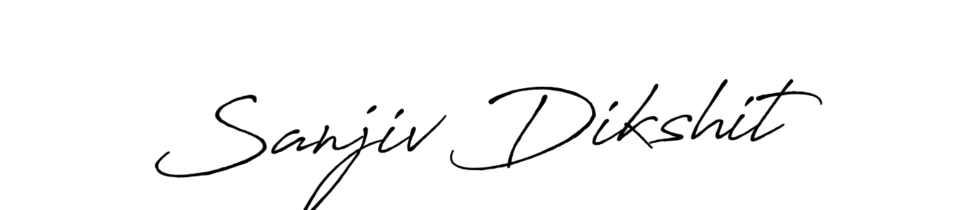 Also You can easily find your signature by using the search form. We will create Sanjiv Dikshit name handwritten signature images for you free of cost using Antro_Vectra_Bolder sign style. Sanjiv Dikshit signature style 7 images and pictures png