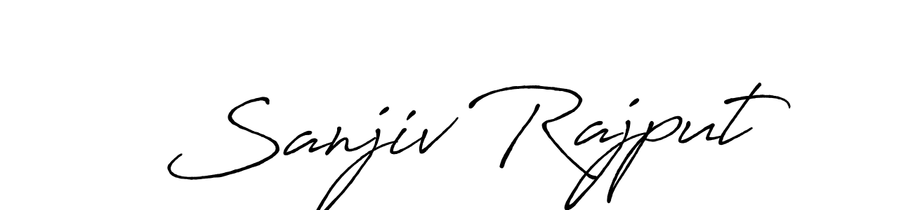 Make a beautiful signature design for name Sanjiv Rajput. Use this online signature maker to create a handwritten signature for free. Sanjiv Rajput signature style 7 images and pictures png