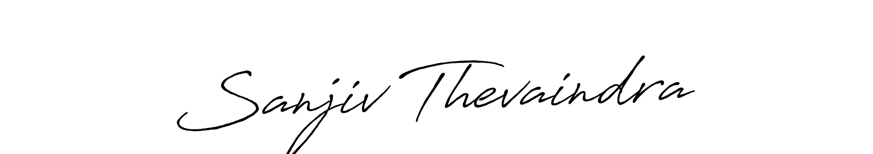 Use a signature maker to create a handwritten signature online. With this signature software, you can design (Antro_Vectra_Bolder) your own signature for name Sanjiv Thevaindra. Sanjiv Thevaindra signature style 7 images and pictures png