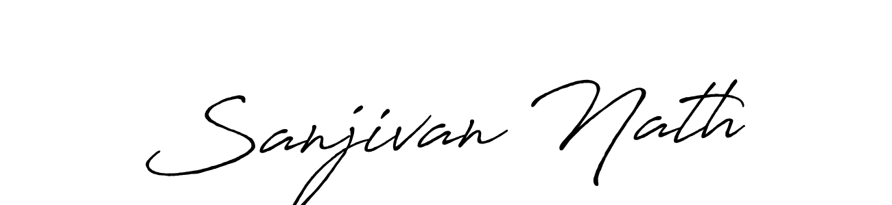 You should practise on your own different ways (Antro_Vectra_Bolder) to write your name (Sanjivan Nath) in signature. don't let someone else do it for you. Sanjivan Nath signature style 7 images and pictures png