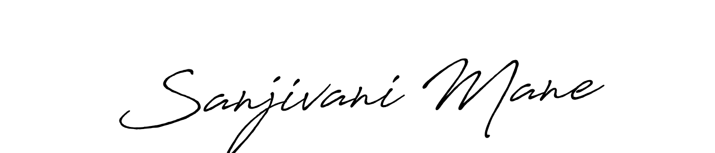 if you are searching for the best signature style for your name Sanjivani Mane. so please give up your signature search. here we have designed multiple signature styles  using Antro_Vectra_Bolder. Sanjivani Mane signature style 7 images and pictures png