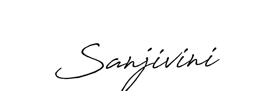 Similarly Antro_Vectra_Bolder is the best handwritten signature design. Signature creator online .You can use it as an online autograph creator for name Sanjivini. Sanjivini signature style 7 images and pictures png