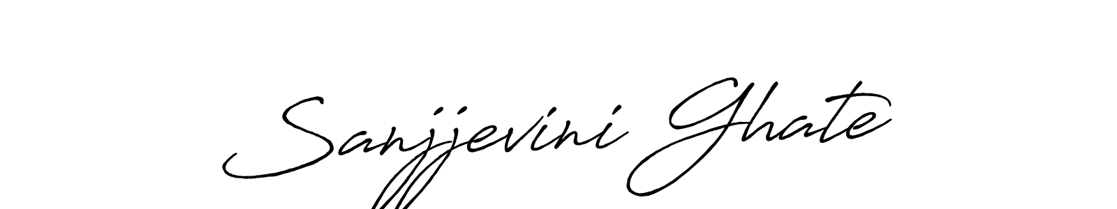 Antro_Vectra_Bolder is a professional signature style that is perfect for those who want to add a touch of class to their signature. It is also a great choice for those who want to make their signature more unique. Get Sanjjevini Ghate name to fancy signature for free. Sanjjevini Ghate signature style 7 images and pictures png