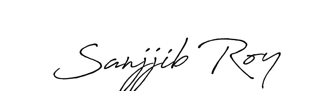 Design your own signature with our free online signature maker. With this signature software, you can create a handwritten (Antro_Vectra_Bolder) signature for name Sanjjib Roy. Sanjjib Roy signature style 7 images and pictures png