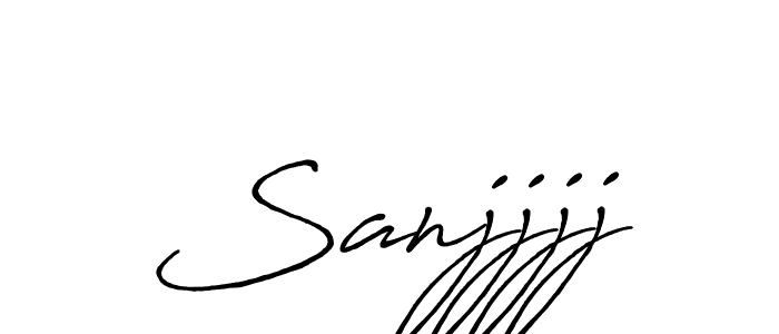 Once you've used our free online signature maker to create your best signature Antro_Vectra_Bolder style, it's time to enjoy all of the benefits that Sanjjjj name signing documents. Sanjjjj signature style 7 images and pictures png