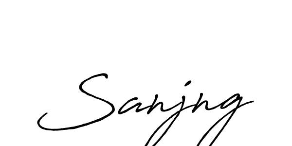 Similarly Antro_Vectra_Bolder is the best handwritten signature design. Signature creator online .You can use it as an online autograph creator for name Sanjng. Sanjng signature style 7 images and pictures png