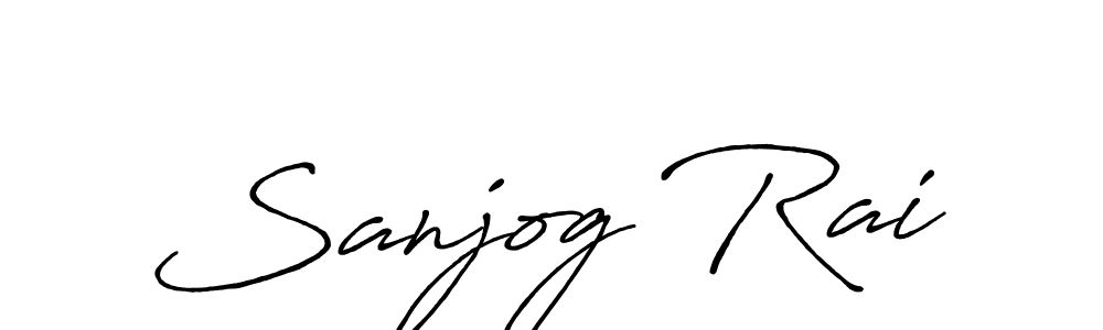 Also we have Sanjog Rai name is the best signature style. Create professional handwritten signature collection using Antro_Vectra_Bolder autograph style. Sanjog Rai signature style 7 images and pictures png