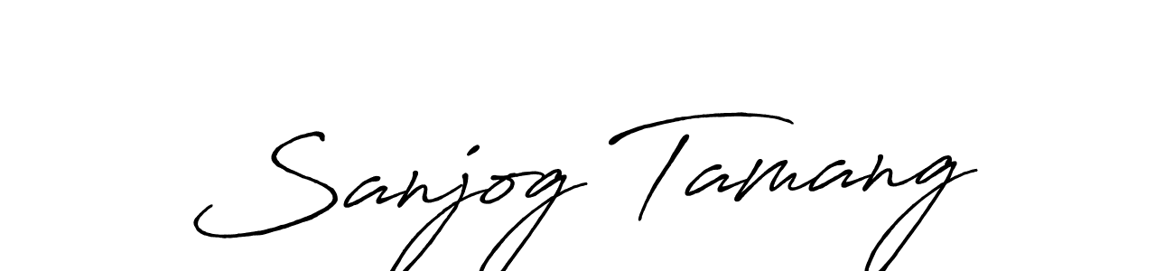 This is the best signature style for the Sanjog Tamang name. Also you like these signature font (Antro_Vectra_Bolder). Mix name signature. Sanjog Tamang signature style 7 images and pictures png