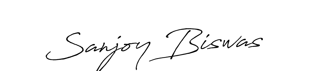 Also You can easily find your signature by using the search form. We will create Sanjoy Biswas name handwritten signature images for you free of cost using Antro_Vectra_Bolder sign style. Sanjoy Biswas signature style 7 images and pictures png