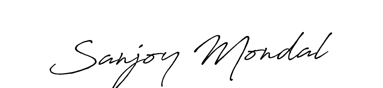 Here are the top 10 professional signature styles for the name Sanjoy Mondal. These are the best autograph styles you can use for your name. Sanjoy Mondal signature style 7 images and pictures png