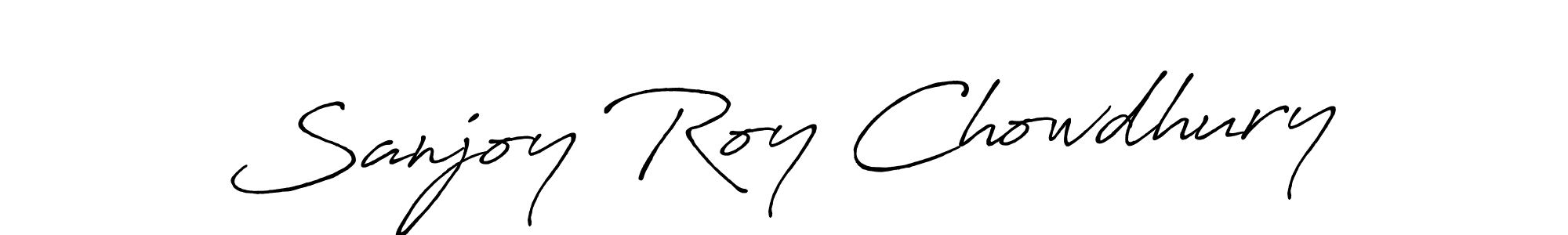 This is the best signature style for the Sanjoy Roy Chowdhury name. Also you like these signature font (Antro_Vectra_Bolder). Mix name signature. Sanjoy Roy Chowdhury signature style 7 images and pictures png