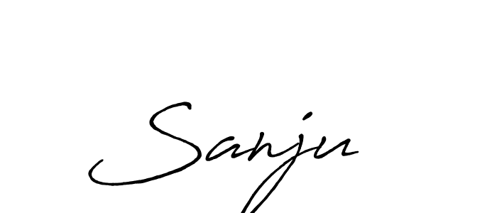 Also You can easily find your signature by using the search form. We will create Sanju   name handwritten signature images for you free of cost using Antro_Vectra_Bolder sign style. Sanju   signature style 7 images and pictures png