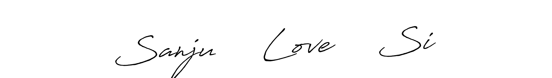 Here are the top 10 professional signature styles for the name Sanju     Love     Si. These are the best autograph styles you can use for your name. Sanju     Love     Si signature style 7 images and pictures png