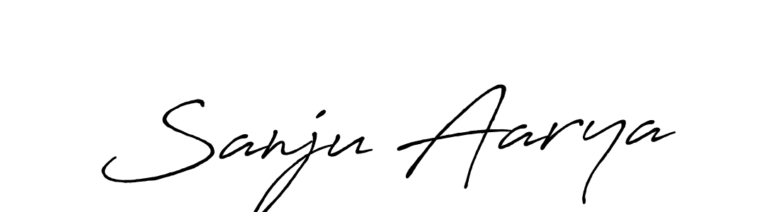 Here are the top 10 professional signature styles for the name Sanju Aarya. These are the best autograph styles you can use for your name. Sanju Aarya signature style 7 images and pictures png